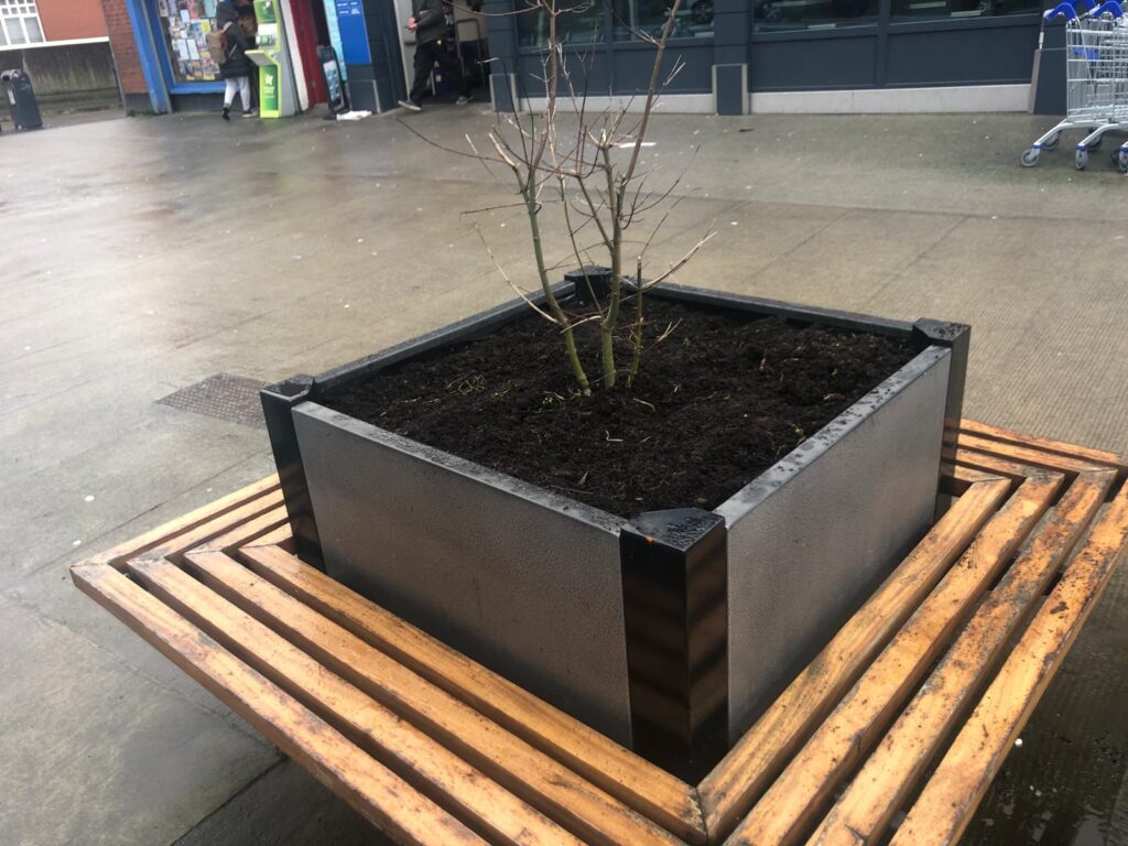 Planter ready for new plants